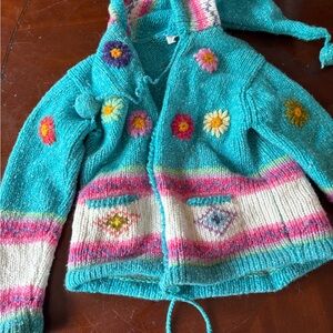 Colorful Knitted Kids Sweater